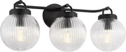 Visual Comfort Studio Canada - Three Light Vanity - Preston - Midnight Black- Union Lighting Luminaires Decor