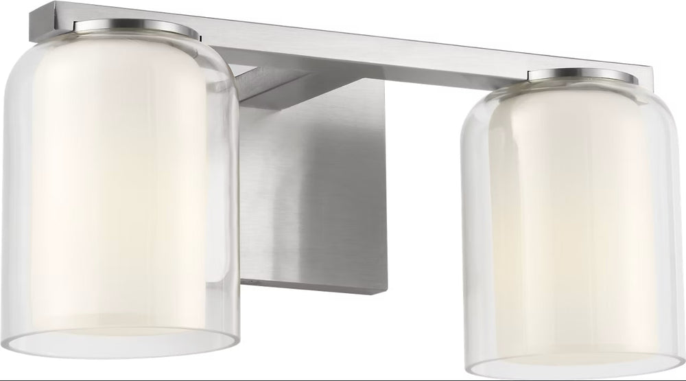 Visual Comfort Studio Canada - Two Light Vanity - Holden - Brushed Nickel- Union Lighting Luminaires Decor