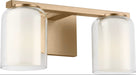 Visual Comfort Studio Canada - Two Light Vanity - Holden - Satin Brass- Union Lighting Luminaires Decor