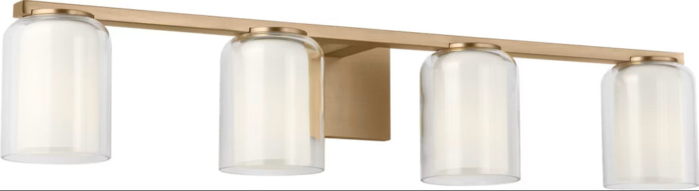 Visual Comfort Studio Canada - Four Light Vanity - Holden - Satin Brass- Union Lighting Luminaires Decor