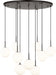 Visual Comfort Studio Canada - Nine Light Chandelier - Sorelle - Aged Iron- Union Lighting Luminaires Decor