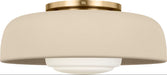 Visual Comfort Studio Canada - One Light Flush Mount - Liora - Estate Brass- Union Lighting Luminaires Decor
