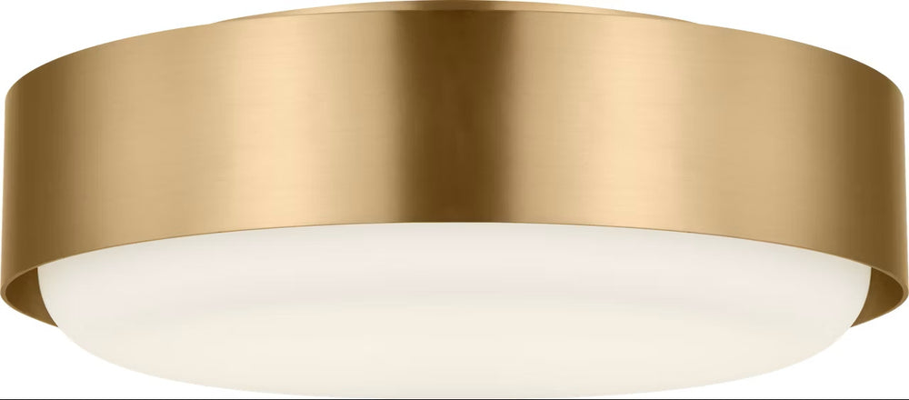 Visual Comfort Studio Canada - Two Light Flush Mount - Aurelle - Estate Brass- Union Lighting Luminaires Decor