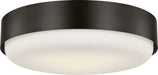 Visual Comfort Studio Canada - Three Light Flush Mount - Aurelle - Aged Iron- Union Lighting Luminaires Decor