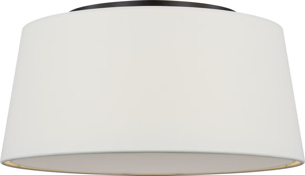 Visual Comfort Studio Canada - Three Light Flush Mount - Hale - Aged Iron- Union Lighting Luminaires Decor