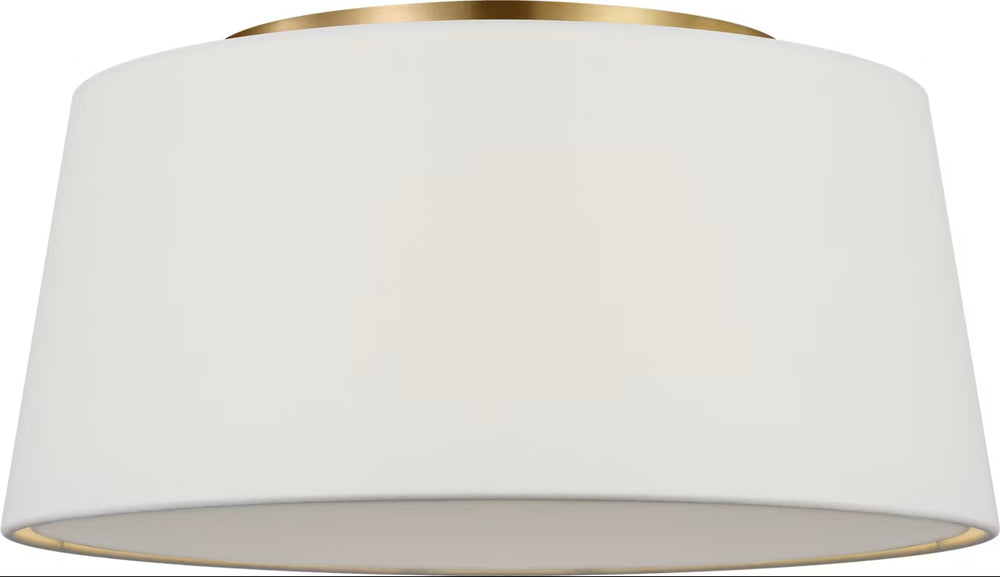 Visual Comfort Studio Canada - Three Light Flush Mount - Hale - Estate Brass- Union Lighting Luminaires Decor