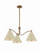 Troy Lighting Canada - Three Light Chandelier - Clive - Patina Brass- Union Lighting Luminaires Decor