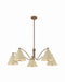 Troy Lighting Canada - Five Light Chandelier - Clive - Patina Brass- Union Lighting Luminaires Decor