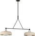 Visual Comfort Studio Canada - Two Light Linear Chandelier - Liora - Aged Iron- Union Lighting Luminaires Decor