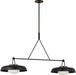 Visual Comfort Studio Canada - Two Light Linear Chandelier - Liora - Aged Iron- Union Lighting Luminaires Decor