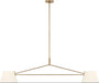 Visual Comfort Studio Canada - Two Light Linear Chandelier - Hale - Estate Brass- Union Lighting Luminaires Decor