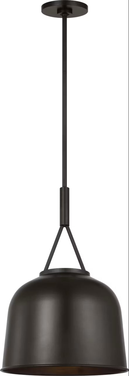 Visual Comfort Studio Canada - One Light Pendant - Liora - Aged Iron- Union Lighting Luminaires Decor