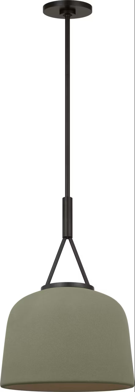 Visual Comfort Studio Canada - One Light Pendant - Liora - Aged Iron- Union Lighting Luminaires Decor