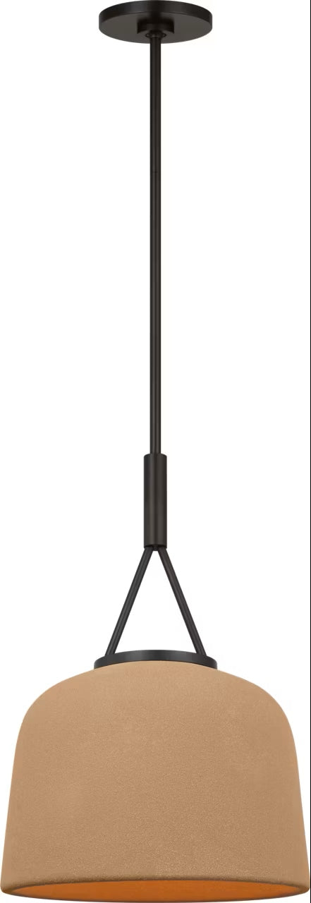 Visual Comfort Studio Canada - One Light Pendant - Liora - Aged Iron- Union Lighting Luminaires Decor