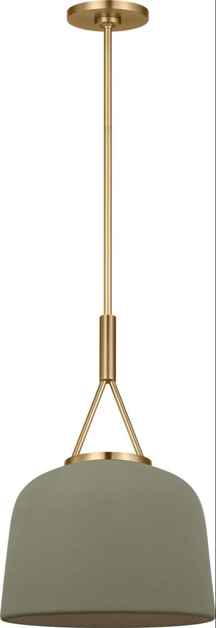 Visual Comfort Studio Canada - One Light Pendant - Liora - Estate Brass- Union Lighting Luminaires Decor