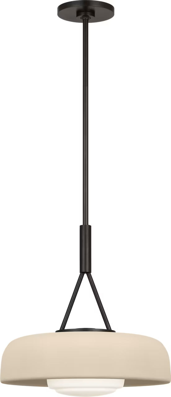 Visual Comfort Studio Canada - One Light Pendant - Liora - Aged Iron- Union Lighting Luminaires Decor