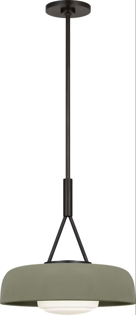 Visual Comfort Studio Canada - One Light Pendant - Liora - Aged Iron- Union Lighting Luminaires Decor