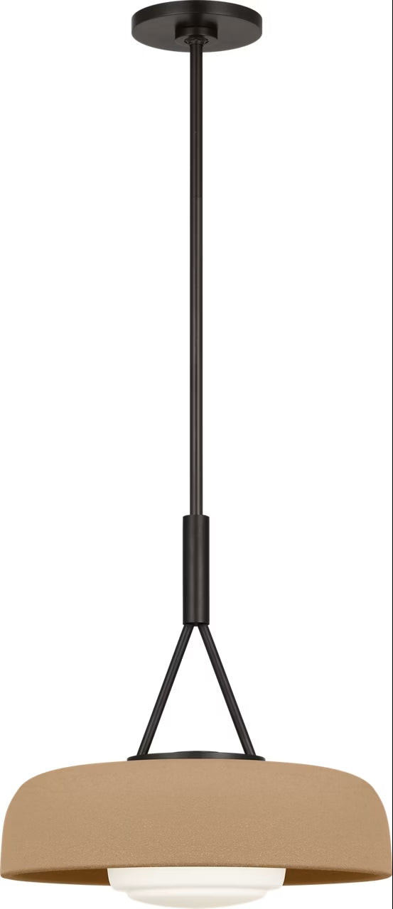Visual Comfort Studio Canada - One Light Pendant - Liora - Aged Iron- Union Lighting Luminaires Decor