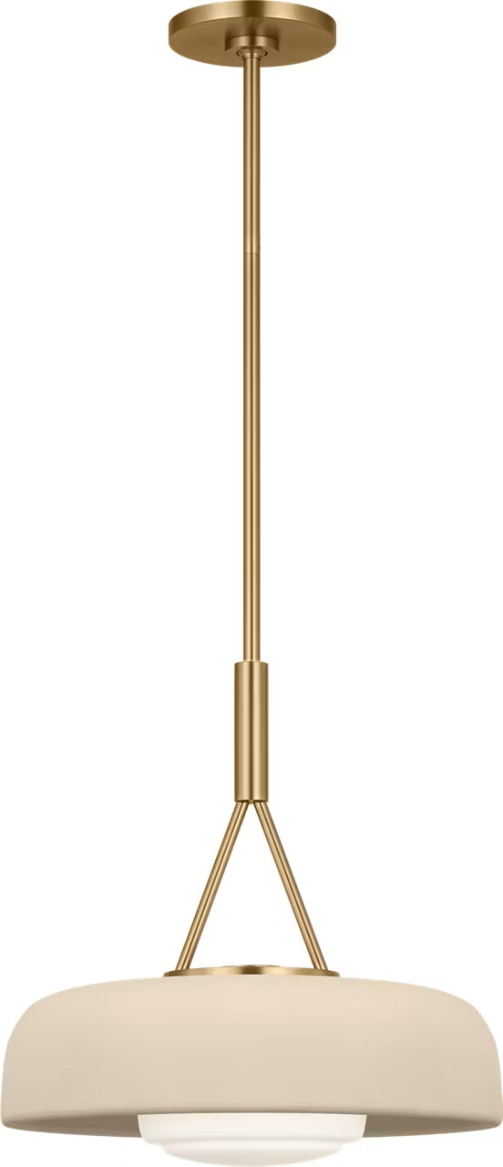 Visual Comfort Studio Canada - One Light Pendant - Liora - Estate Brass- Union Lighting Luminaires Decor