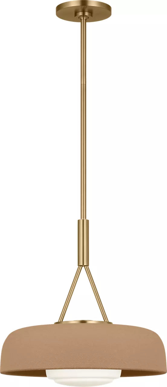 Visual Comfort Studio Canada - One Light Pendant - Liora - Estate Brass- Union Lighting Luminaires Decor