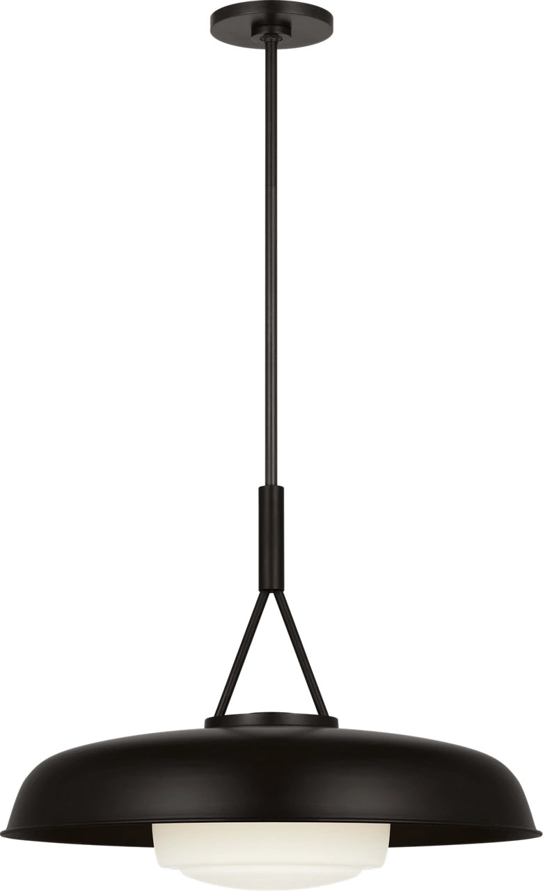 Visual Comfort Studio Canada - One Light Pendant - Liora - Aged Iron- Union Lighting Luminaires Decor