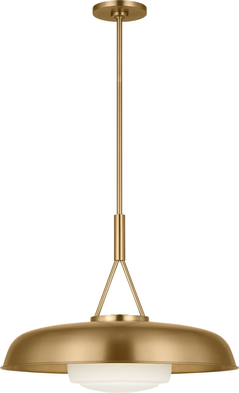 Visual Comfort Studio Canada - One Light Pendant - Liora - Estate Brass- Union Lighting Luminaires Decor
