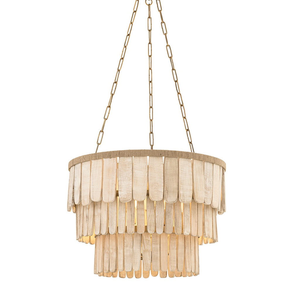 Troy Lighting Canada - Six Light Chandelier - Bentley - Patina Brass- Union Lighting Luminaires Decor