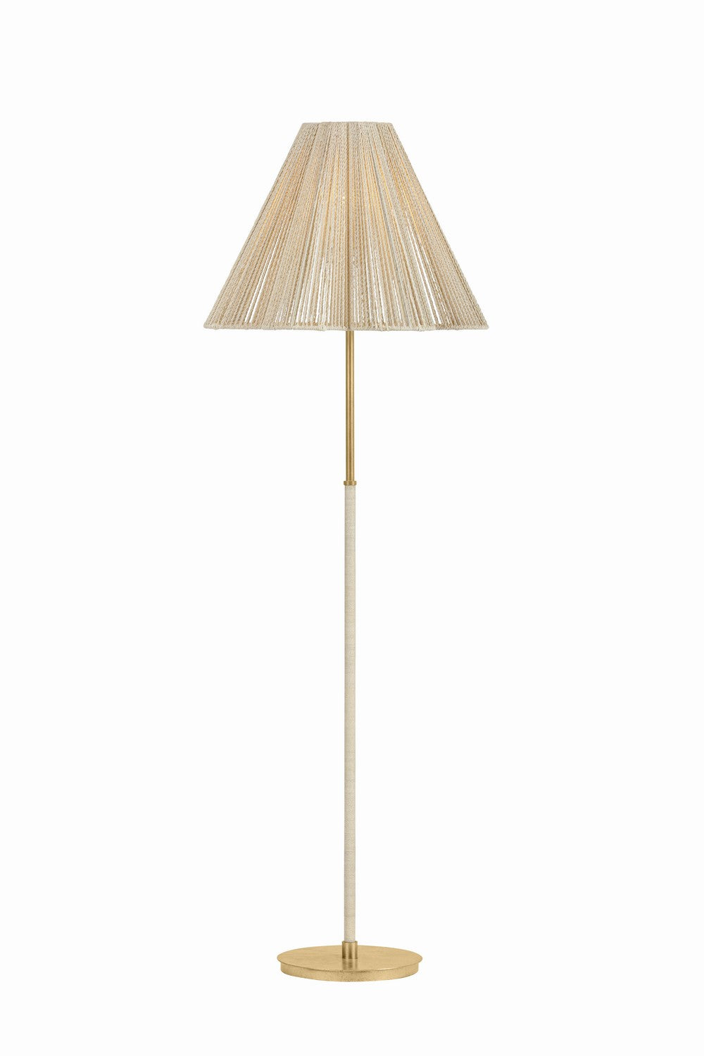 Troy Lighting Canada - One Light Floor Lamp - Sonoma - Vintage Gold Leaf- Union Lighting Luminaires Decor