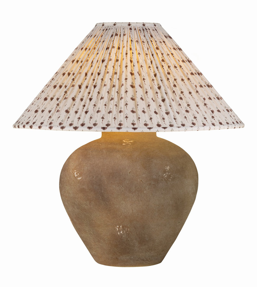 Troy Lighting Canada - One Light Table Lamp - Calabria - Sienna- Union Lighting Luminaires Decor