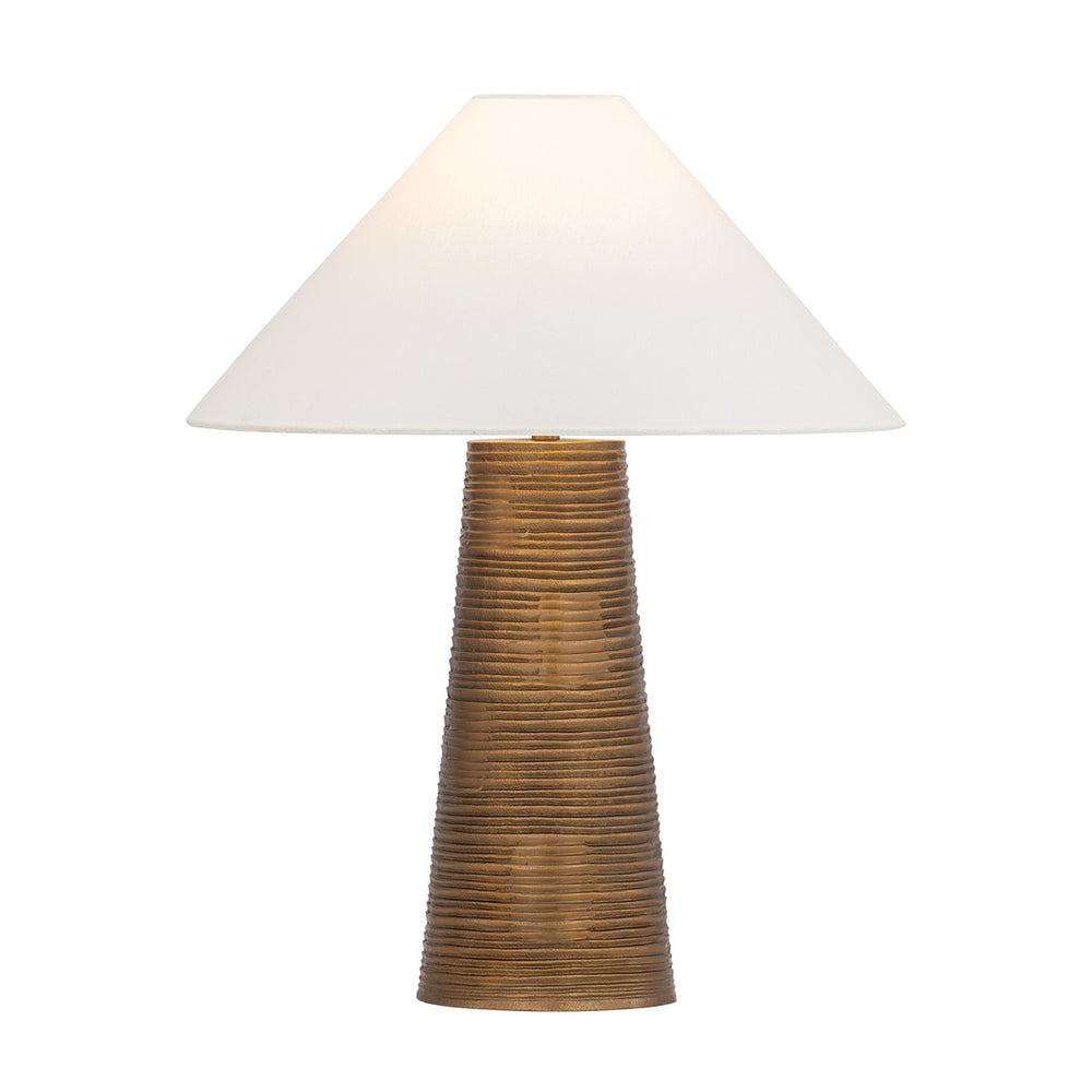 Troy Lighting Canada - One Light Table Lamp - Agoura - Patina Brass- Union Lighting Luminaires Decor