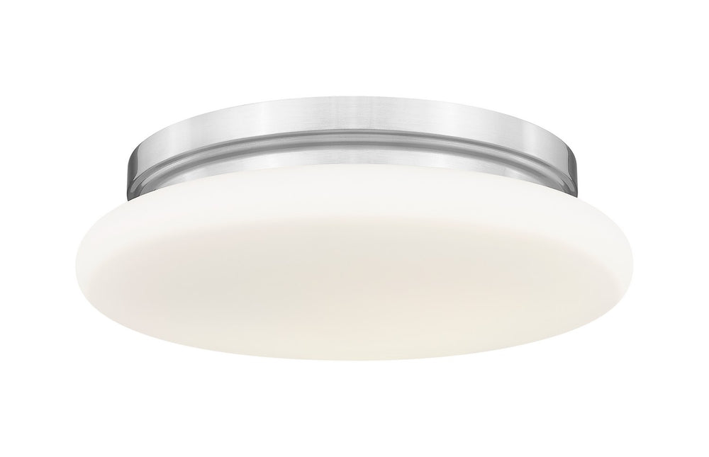 Z-Lite Canada - One Light Flush Mount - Soleil - Brushed Nickel- Union Lighting Luminaires Decor