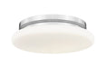 Z-Lite Canada - One Light Flush Mount - Soleil - Brushed Nickel- Union Lighting Luminaires Decor