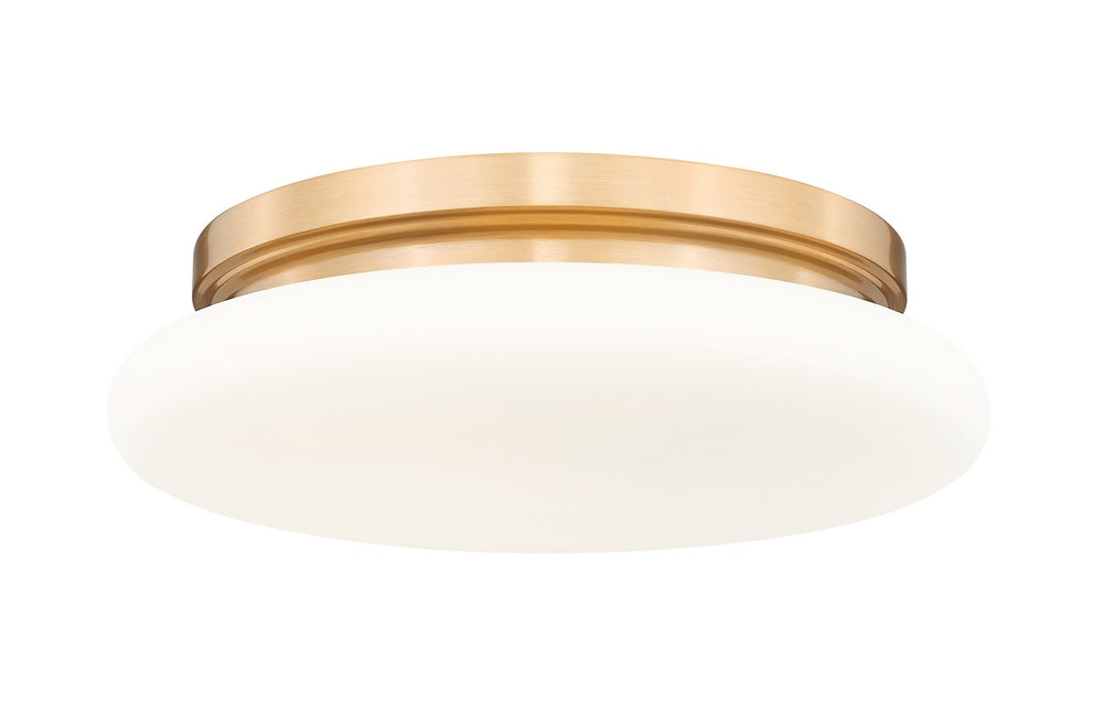 Z-Lite Canada - One Light Flush Mount - Soleil - Modern Gold- Union Lighting Luminaires Decor