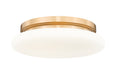 Z-Lite Canada - One Light Flush Mount - Soleil - Modern Gold- Union Lighting Luminaires Decor