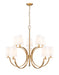 Z-Lite Canada - Ten Light Chandelier - Cordelia - Modern Gold- Union Lighting Luminaires Decor
