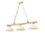 Z-Lite Canada - Three Light Billiard - Cordon - Heritage Brass- Union Lighting Luminaires Decor