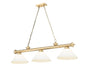 Z-Lite Canada - Three Light Billiard - Cordon - Heritage Brass- Union Lighting Luminaires Decor