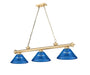 Z-Lite Canada - Three Light Billiard - Cordon - Heritage Brass- Union Lighting Luminaires Decor