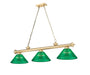 Z-Lite Canada - Three Light Billiard - Cordon - Heritage Brass- Union Lighting Luminaires Decor