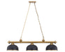 Z-Lite Canada - Three Light Billiard - Cordon - Heritage Brass- Union Lighting Luminaires Decor