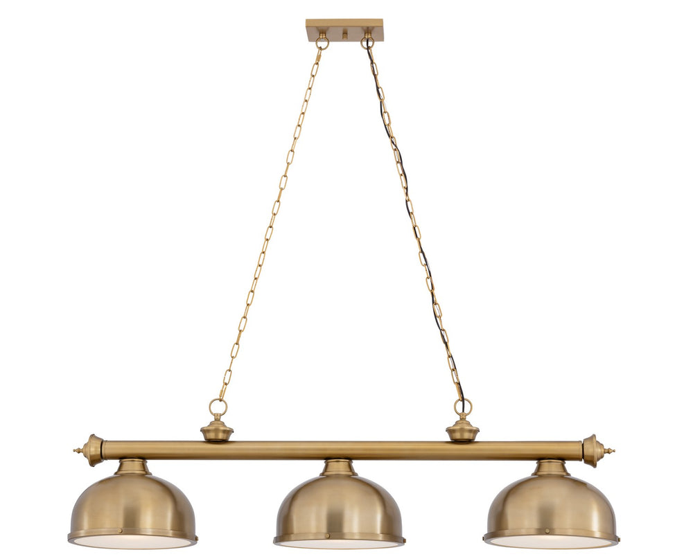Z-Lite Canada - Three Light Billiard - Cordon - Heritage Brass- Union Lighting Luminaires Decor