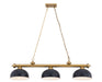 Z-Lite Canada - Three Light Billiard - Cordon - Heritage Brass- Union Lighting Luminaires Decor