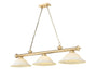 Z-Lite Canada - Three Light Billiard - Cordon - Heritage Brass- Union Lighting Luminaires Decor