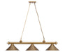 Z-Lite Canada - Three Light Billiard - Cordon - Heritage Brass- Union Lighting Luminaires Decor