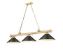 Z-Lite Canada - Three Light Billiard - Cordon - Heritage Brass- Union Lighting Luminaires Decor