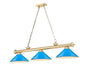 Z-Lite Canada - Three Light Billiard - Cordon - Heritage Brass- Union Lighting Luminaires Decor