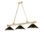 Z-Lite Canada - Three Light Billiard - Cordon - Heritage Brass- Union Lighting Luminaires Decor