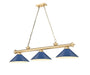 Z-Lite Canada - Three Light Billiard - Cordon - Heritage Brass- Union Lighting Luminaires Decor