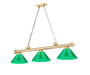Z-Lite Canada - Three Light Billiard - Cordon - Heritage Brass- Union Lighting Luminaires Decor