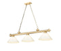 Z-Lite Canada - Three Light Billiard - Cordon - Heritage Brass- Union Lighting Luminaires Decor